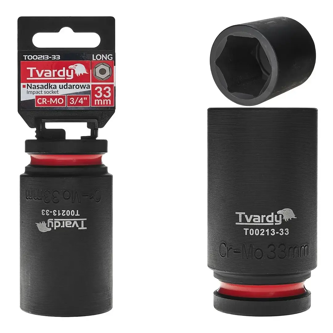 Deep impact socket 3/4" 6PT 33mm CR-MO