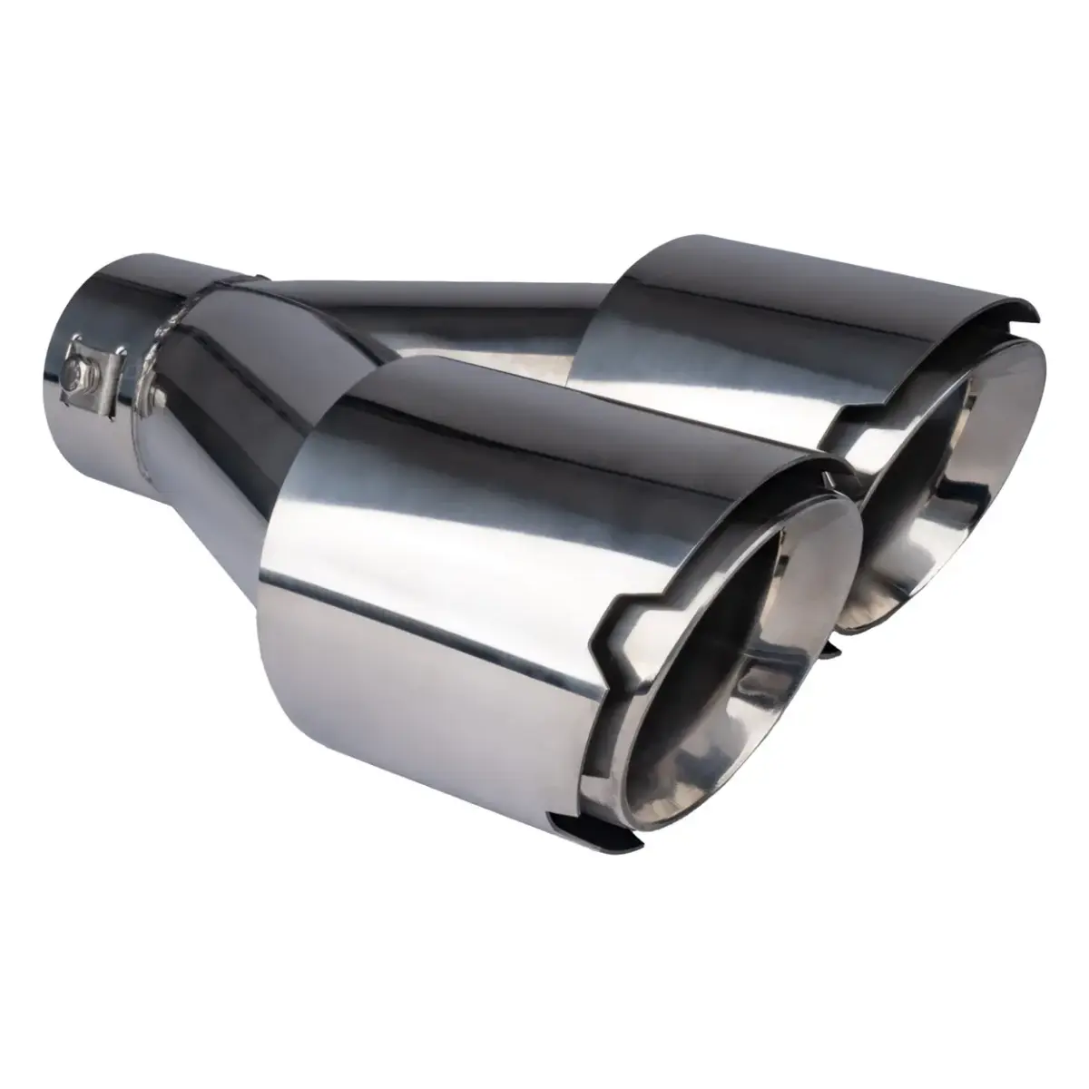 Exhaust silencer tip stainless steel chrome AMIO-04068