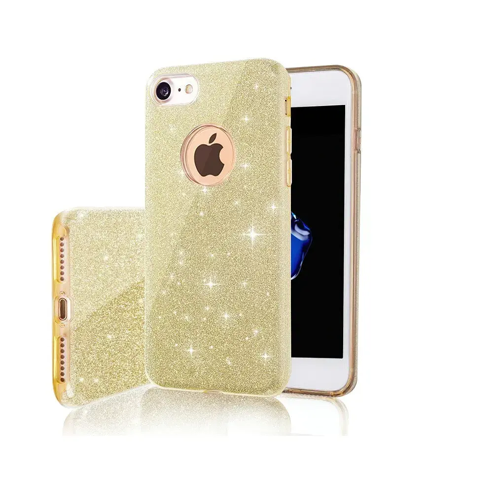 Glitter 3in1 case for Samsung Galaxy S24 gold