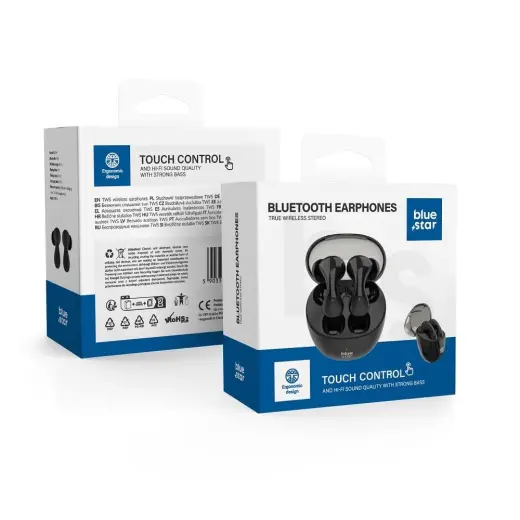 Wireless earphones Blue Star BK99 TWS black