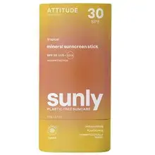 Attitude Tropical Sunly Mineral Sunscreen Stick SPF 30 60.0g