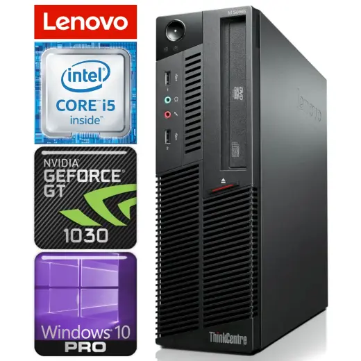 Lenovo M90 SFF i5-650 4GB 250GB GT1030 2GB DVD WIN10PRO|W7P [refurbished]