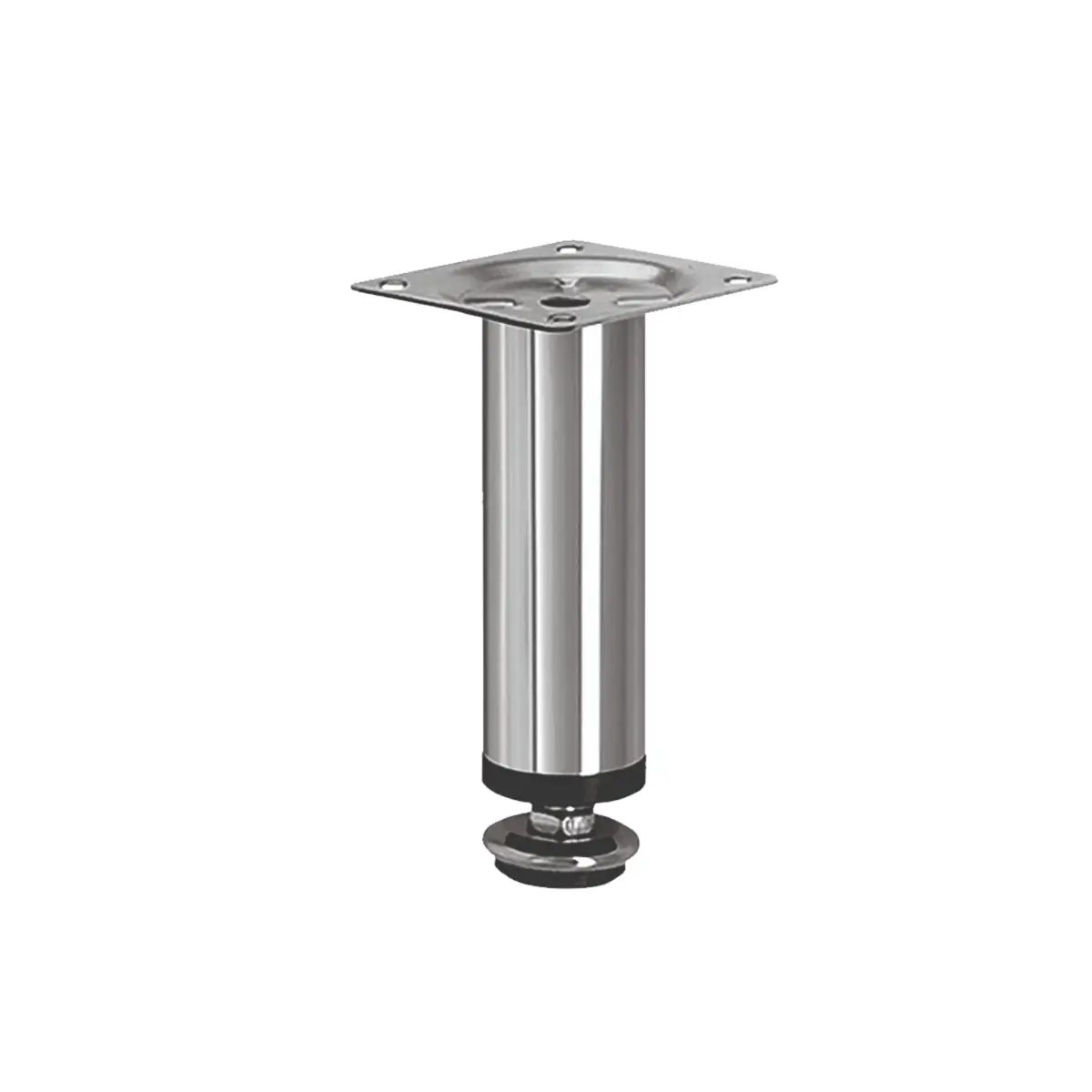 Mēbeļu kāja regulējama 150mm hromēta