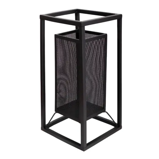 Laterna metāla Livio 20x20x40cm, melna