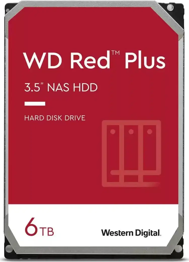 WD Red Plus 6TB SATA 6Gb|s 3.5inch HDD