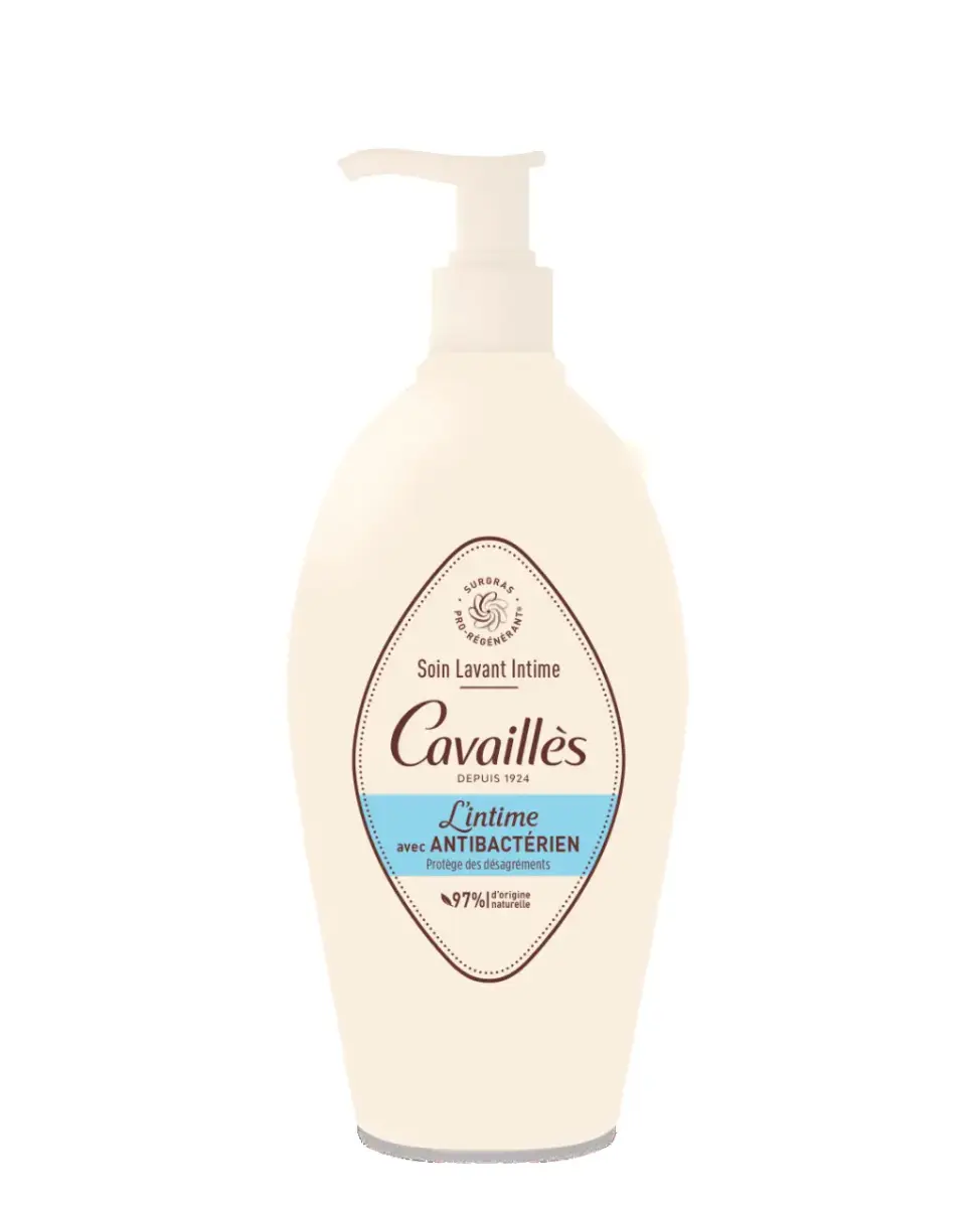 Roge Cavailles, Antibacterial Intimate, Natural Ingredients, Intimate Wash Gel, 250 ml