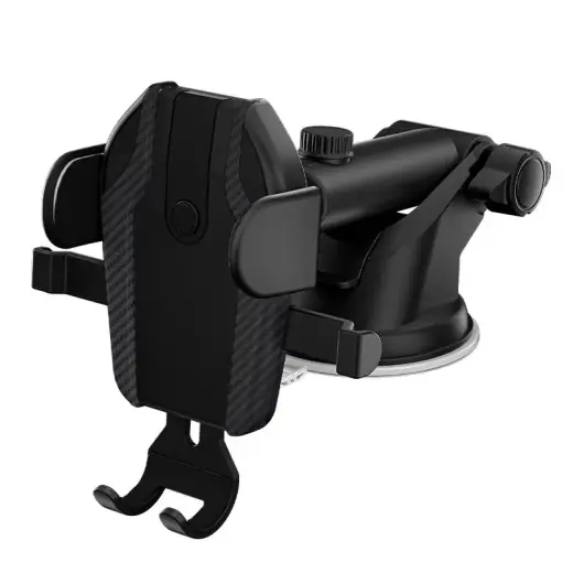 Car holder D-281 to air vent and windshield black