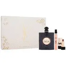Black Opium Dárková sada EDP 90 ml, miniaturka EDP 10 ml, rtěnka 1,3 g