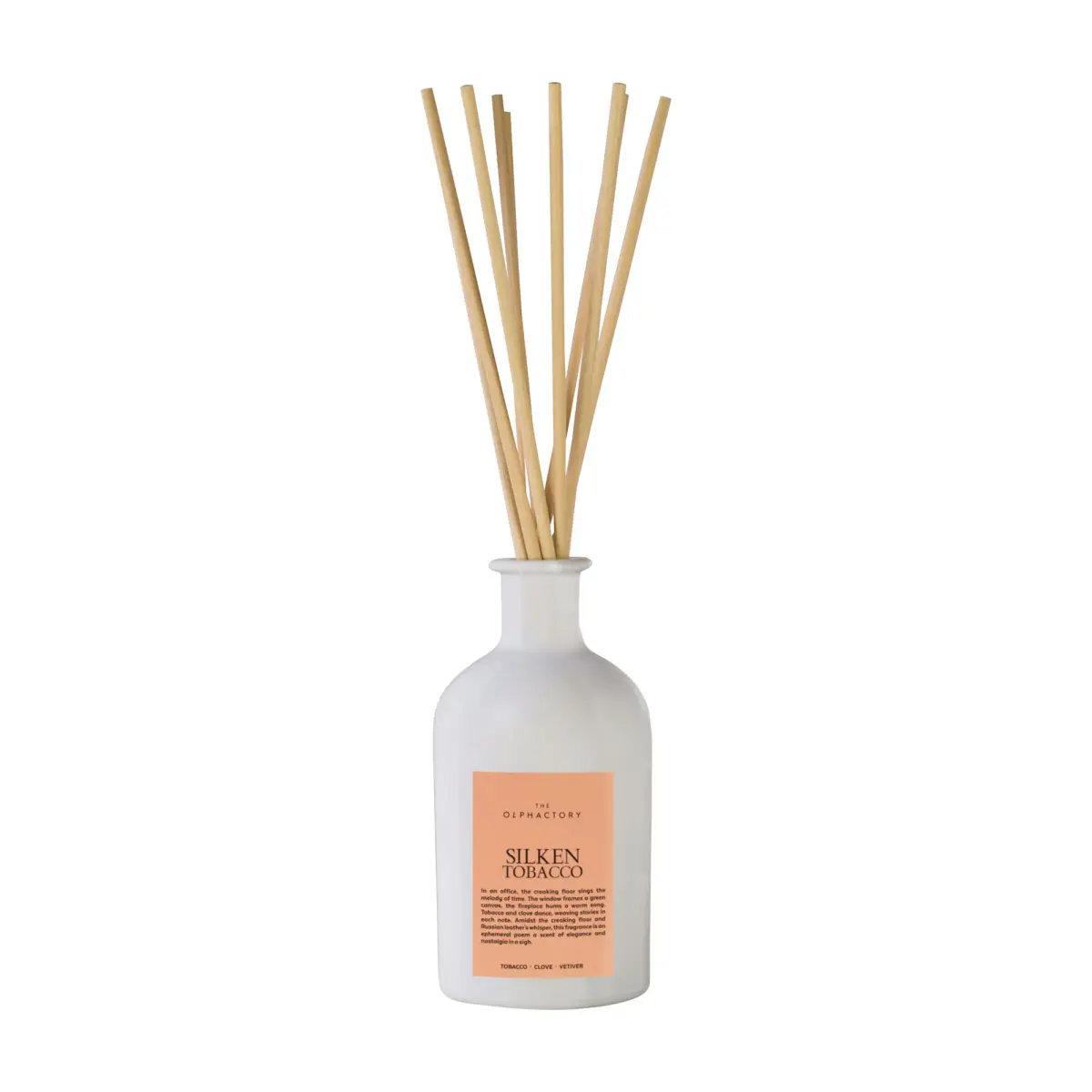 The Olphactory, Silken Tobacco, Fragrance Sticks, Aroma Reed Diffuser, 250 ml