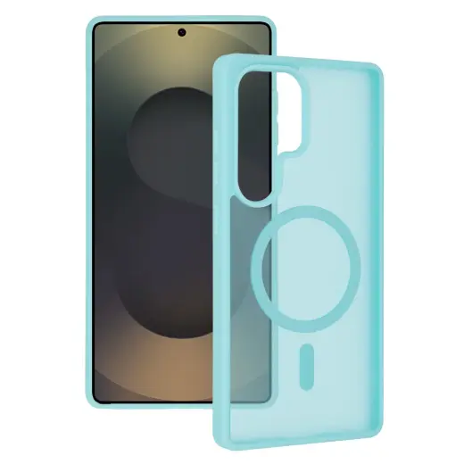 Tel Protect Aura Matte telefoni ümbris MagSafe toega Samsung Galaxy S25 Ultra (S938) roheline