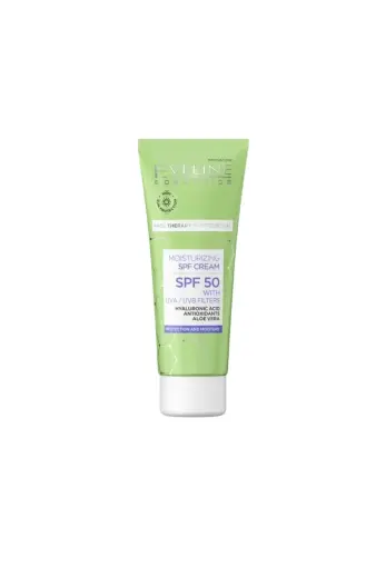 Eveline Cosmetics, Therapy Professional, Aloe, Moisturizing, Daily, Cream, For Face, SPF 50, 30 ml