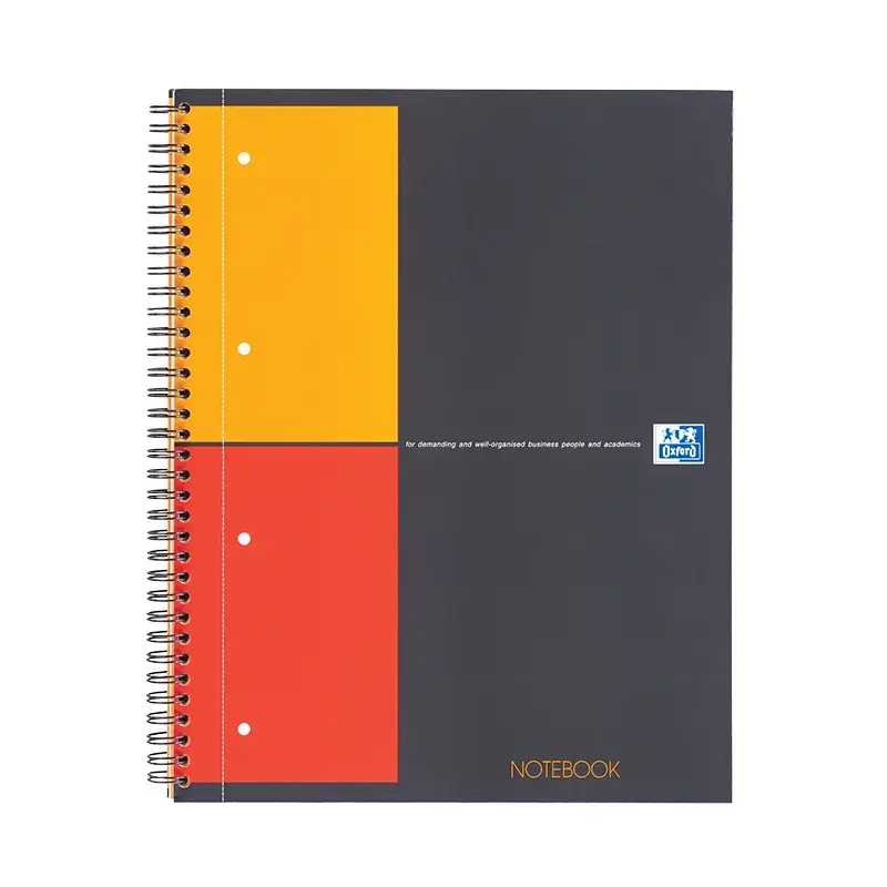Klade ar spirāli OXFORD INTERNATIONAL NOTEBOOK perforēta A4+ formāts, 80 lapas, rūtiņu