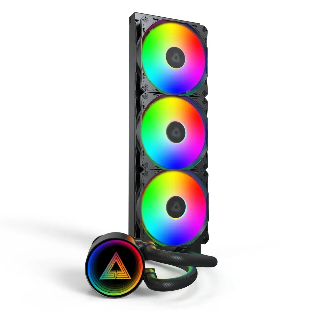 Montech LightFlow ARGB 360 AIO skysčio aušinimo sistema juoda