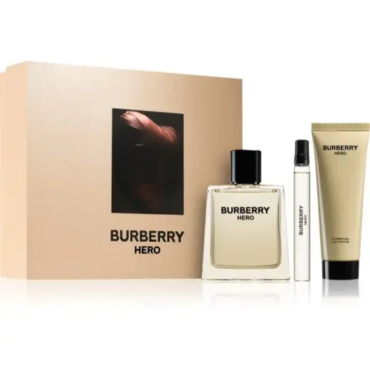 Burberry Hero Gift Set 100ml EDT + 75ml Body Wash + 10ml EDT
