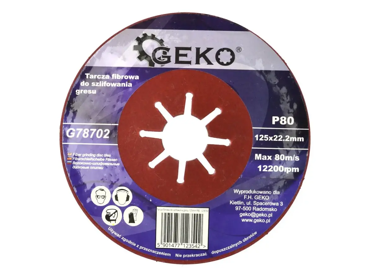 Rupjgraudains šķiedras disks 125mm P80