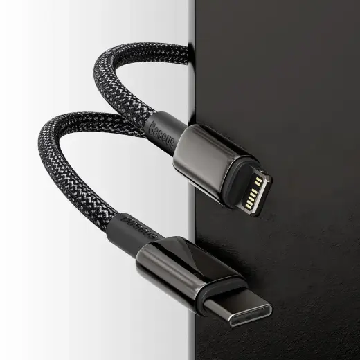 Baseus CATLWJ-A01 data transfer and charging cable | USB-C to Lightning | 20W | 2m | black