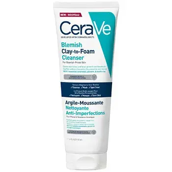 CeraVe Blemish Clay to Foam Blemish Cleanser - Čisticí krém 118ml