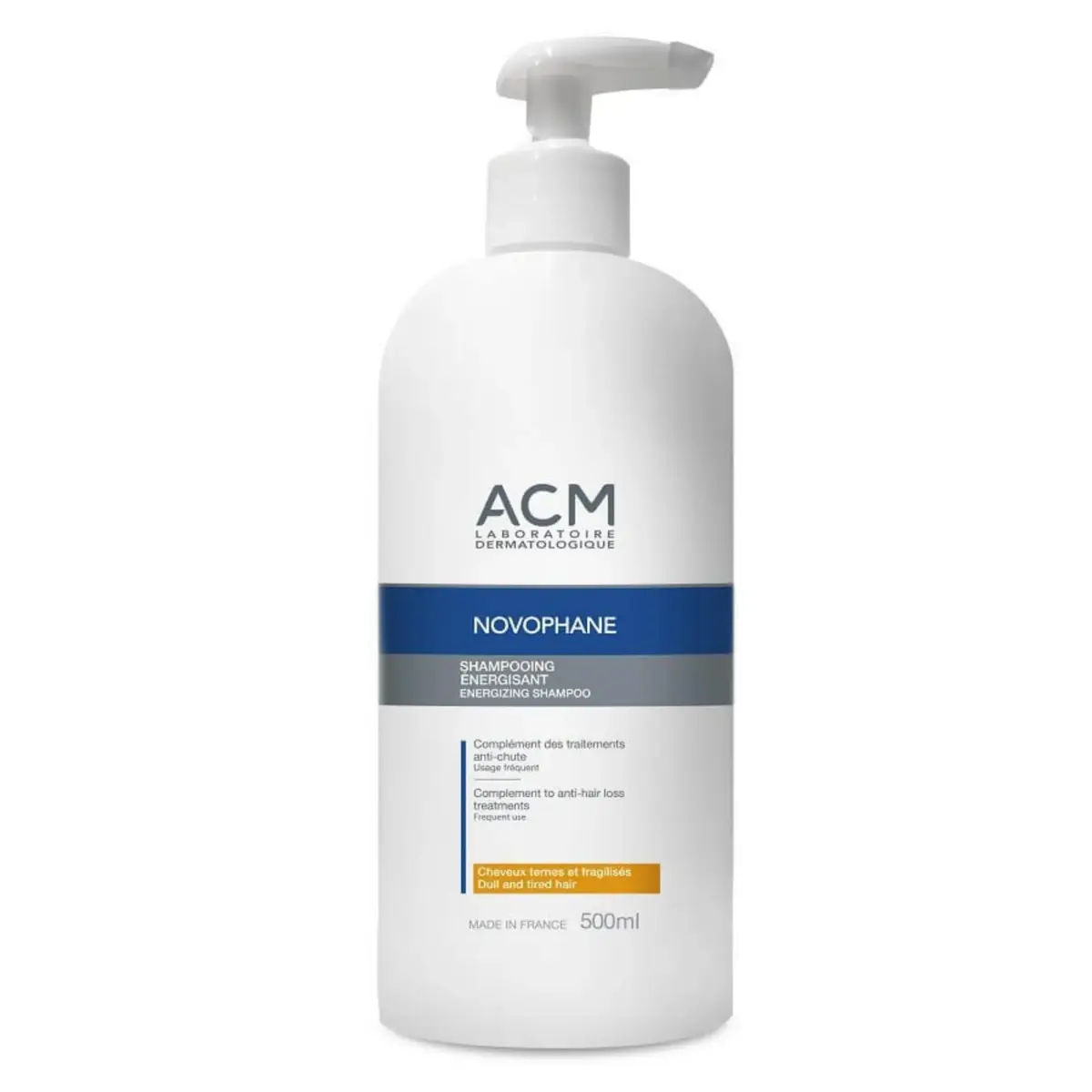 Laboratoire ACM, Novophane, Hair Treatment Shampoo, Energizing, Fine, 500 ml