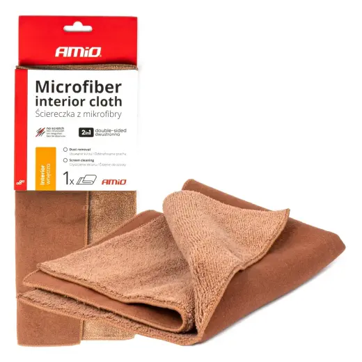 Interior microfiber cloth 30x30cm 500g AMIO-03982
