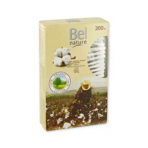 Bel Nature Cotton Buds, 200 Units
