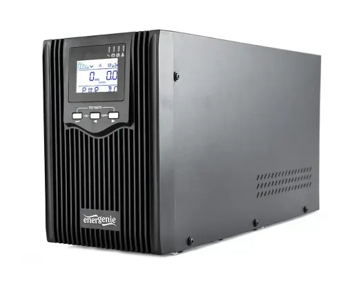 Nepārtrauktās barošanas bloks Energenie UPS With USB and LCD Display 2000VA Black