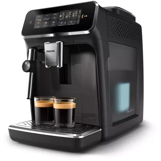 PHILIPS 3300 sērijas Espresso kafijas automāts, melns ar pelēku