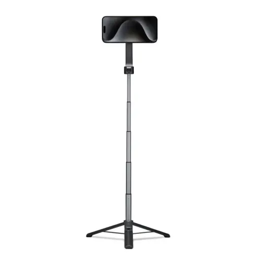 Spigen S570W selfie stick MagSafe tripod with Bluetooth - black