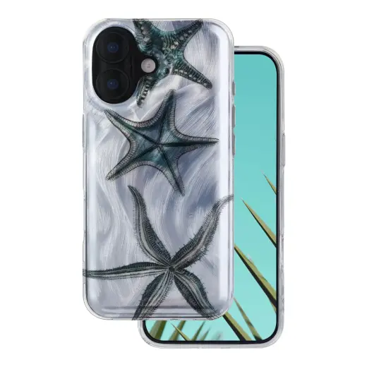 Ultra Trendy Summer phone case for iPhone 17 multicolor (starfish)