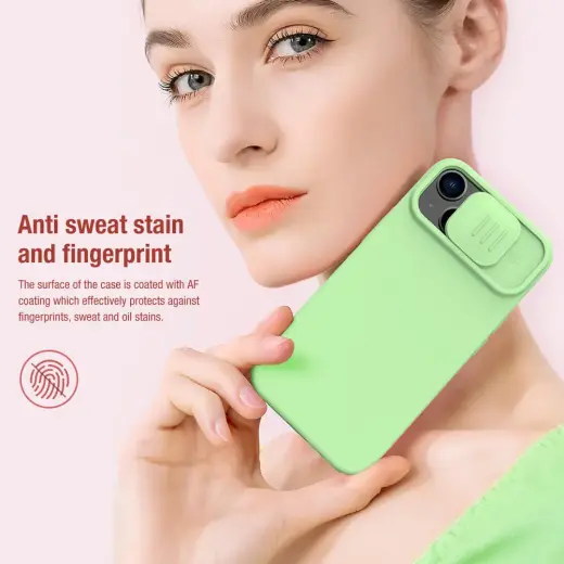 Nillkin CamShield Silky Silicone Case for Iphone 14 Plus black Photo
