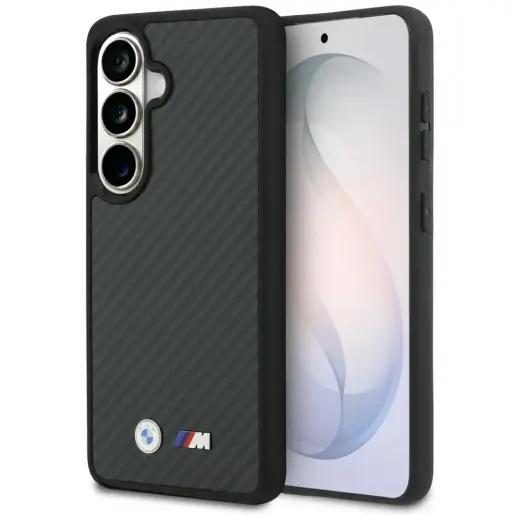 BMW M Kevlar Logo telefoni ümbris MagSafe toega Samsung Galaxy S26 (S942) must