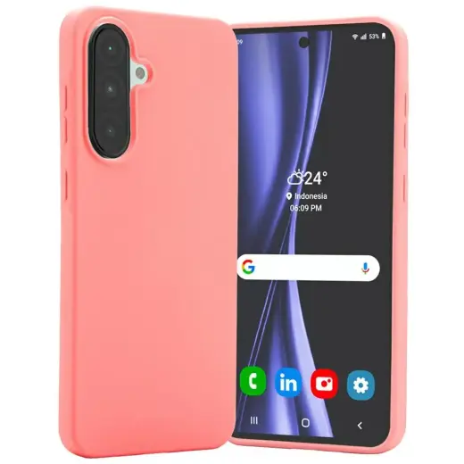 Чехол Etui Mercury Soft для телефона Samsung Galaxy A56 (A566) розовый