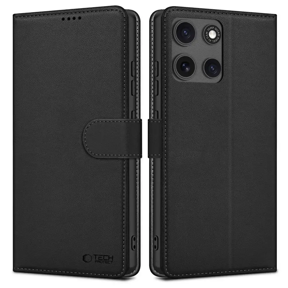 TECH-PROTECT WALLET MOTOROLA MOTO G15 | G15 POWER MATTE BLACK