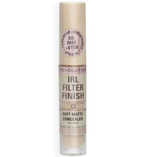 Makeup Revolution, IRL Filter Finish, Cover Dark Spots, Cream Concealer, C2, 6 g