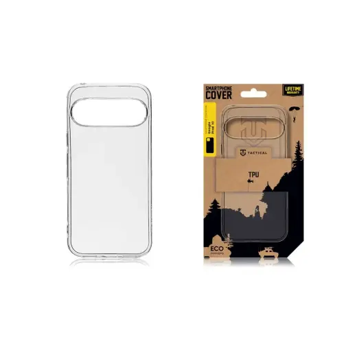 Тактический TPU чехол для телефона Google Pixel 10 Прозрачный