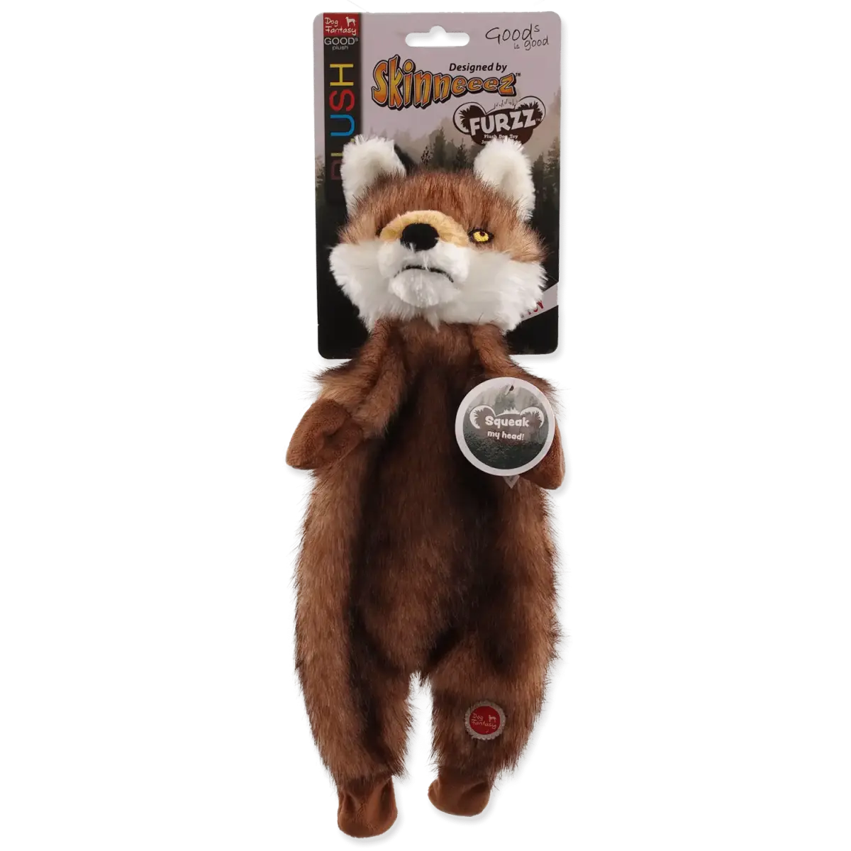Rotaļlieta dzīvniekiem: Placek Dog Fantasy Skinneeez plush fox 34 cm
