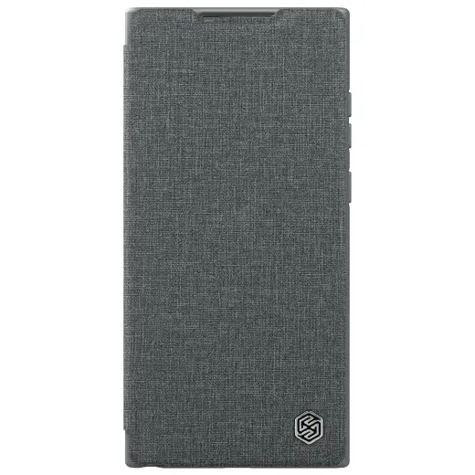 Nillkin Qin Book PRO Cloth Case for Samsung Galaxy S23 Ultra Grey