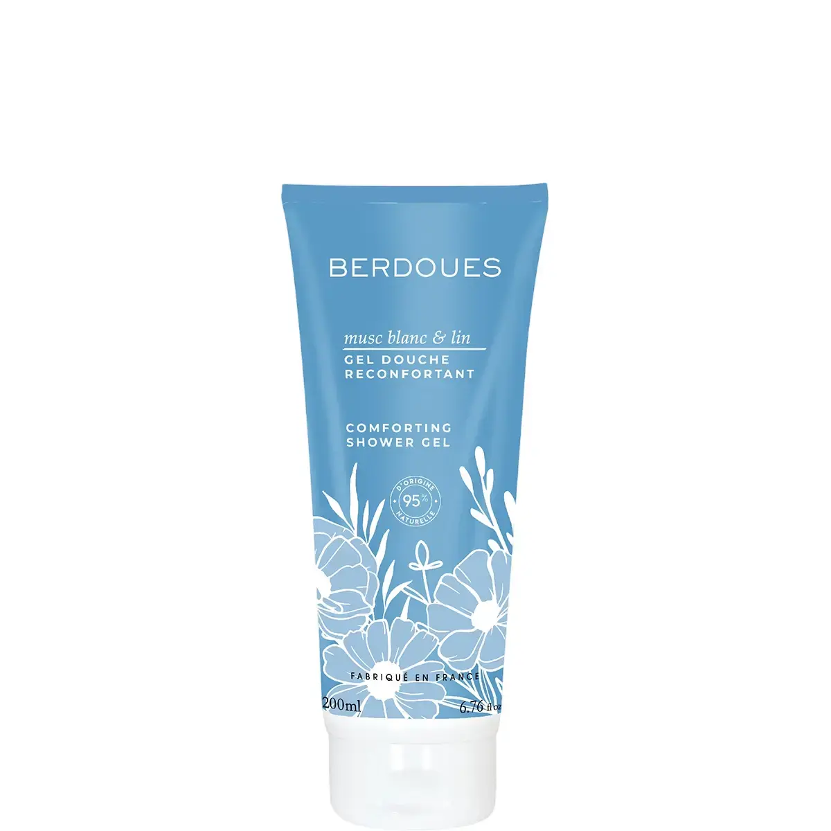 Parfums Berdoues, Musc Blanc Et Lin, Shower Gel, 200 ml