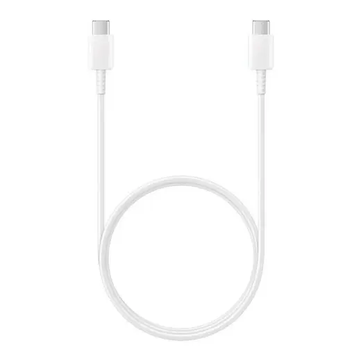 Samsung EP-DN975BWE datu pārraides un uzlādes vads | USB-C uz USB-C | 25W | 1m | balts (OEM)