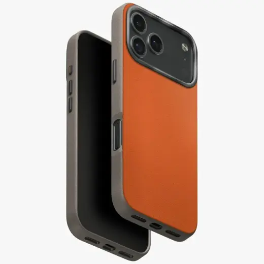 UNIQ Lyden DS Case for iPhone 17 Pro Magclick Charging Orange|Gray