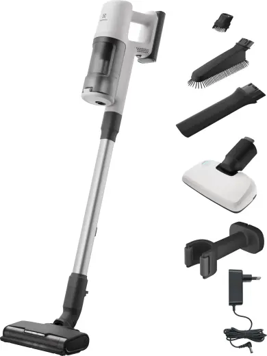 Electrolux 600 bezvadu putekļusūcējs bez maisiņa, balts