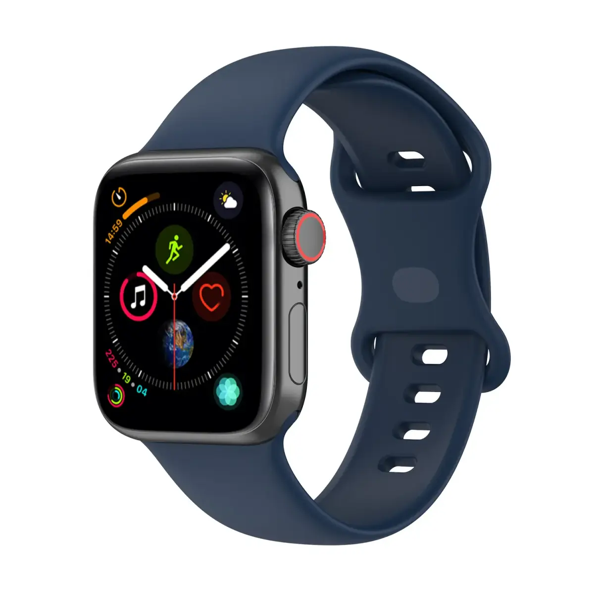 SILICONE STRAP APPLE WATCH 38/40/41MM BLUE M