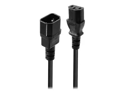 Lindy - power extension cable - IEC 60320 C14 to power IEC 60320 C13 - 50 cm