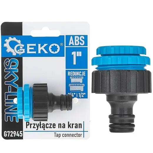 1" kraaniühendus 3/4" ja 1/2" adapteritega SKY-LINE seeria