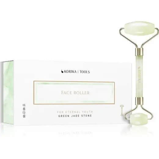 KORIKA Tools Roller Jade Green Stone Facial Massage Roller
