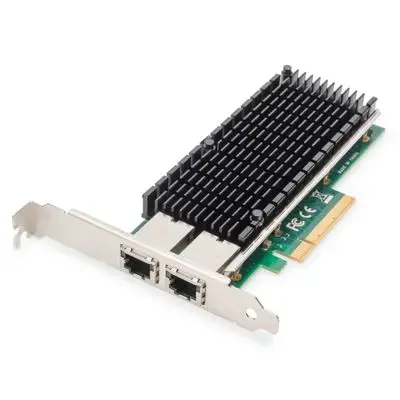 DIGITUS - network adapter - PCIe - 10 Gigabit Ethernet x 2