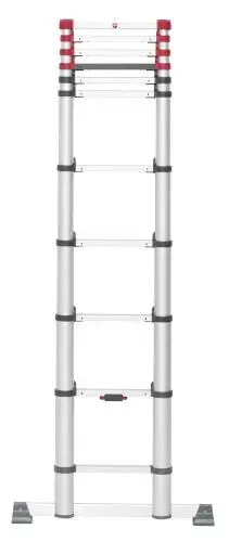 Kāpnes teleskopiskās T80 FlexLine / alumīnija / 11 pakāpieni