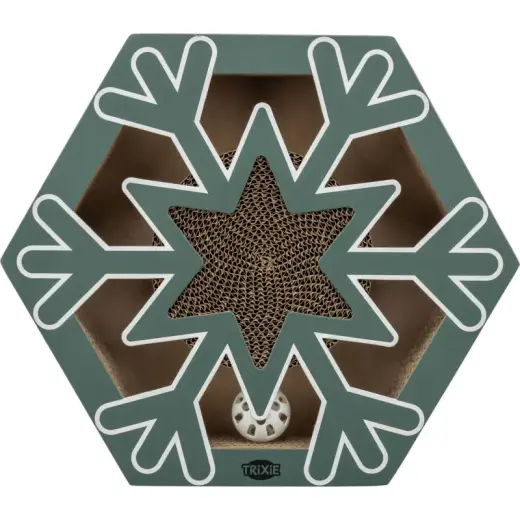 Nagu asināmais - Trixie Xmas snowflake with balls, cardboard, 33 × 6 × 28 cm
