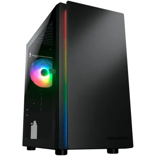 COUGAR Purity RGB PC Case, Mini Tower, Black