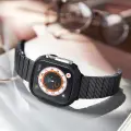 Band PITAKA Carbon Fiber Modern for Apple Watch 1|2|3|4|5|6|7|8|9|10|SE|Ultra|Ultra2 black grey Photo