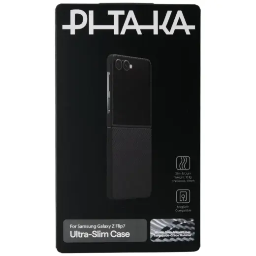 Case PITAKA Ultra-Slim MagSafe for Samsung Galaxy Z Flip7 black grey Photo